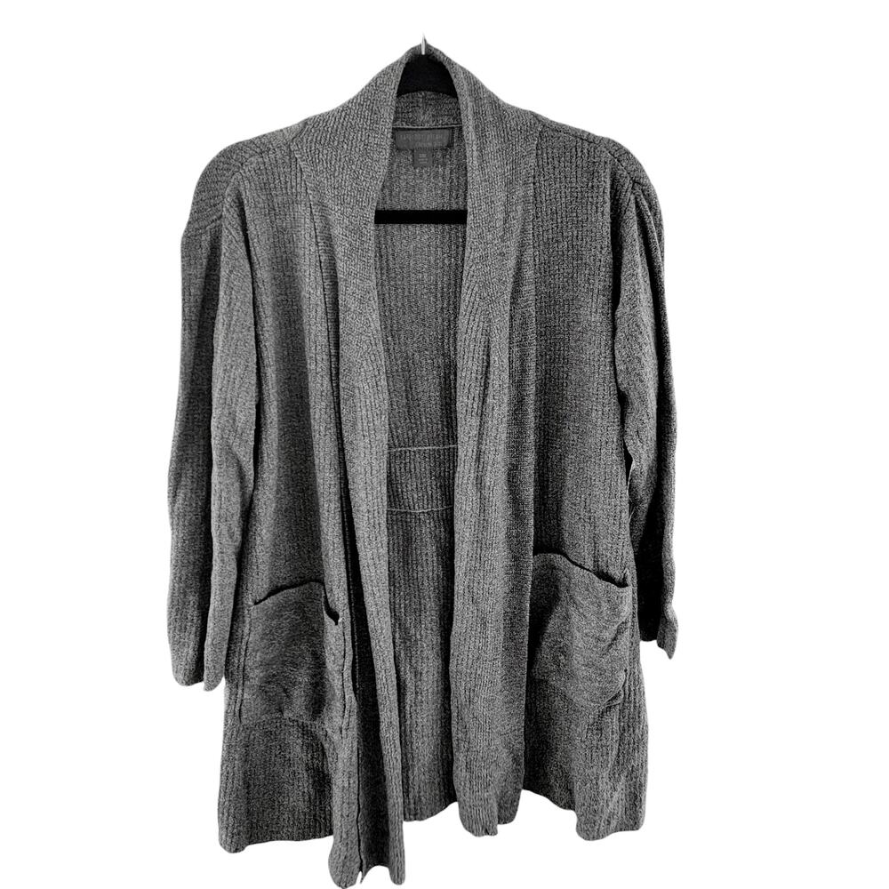 Barefoot Dreams CozyChic Lite MONTECITO Cardi Cardigan grey no belt‎